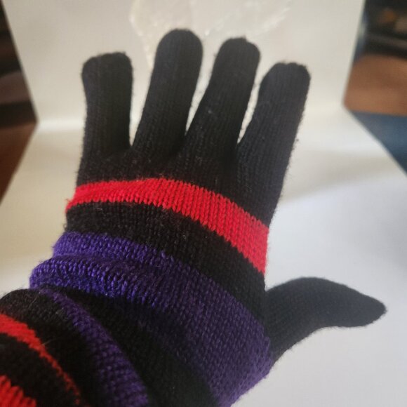 Vintage✨Rare 🛍️ Classic 🎁 Adrienne Vittadini 🎁 long, wool + acrylic gloves - Picture 6 of 7